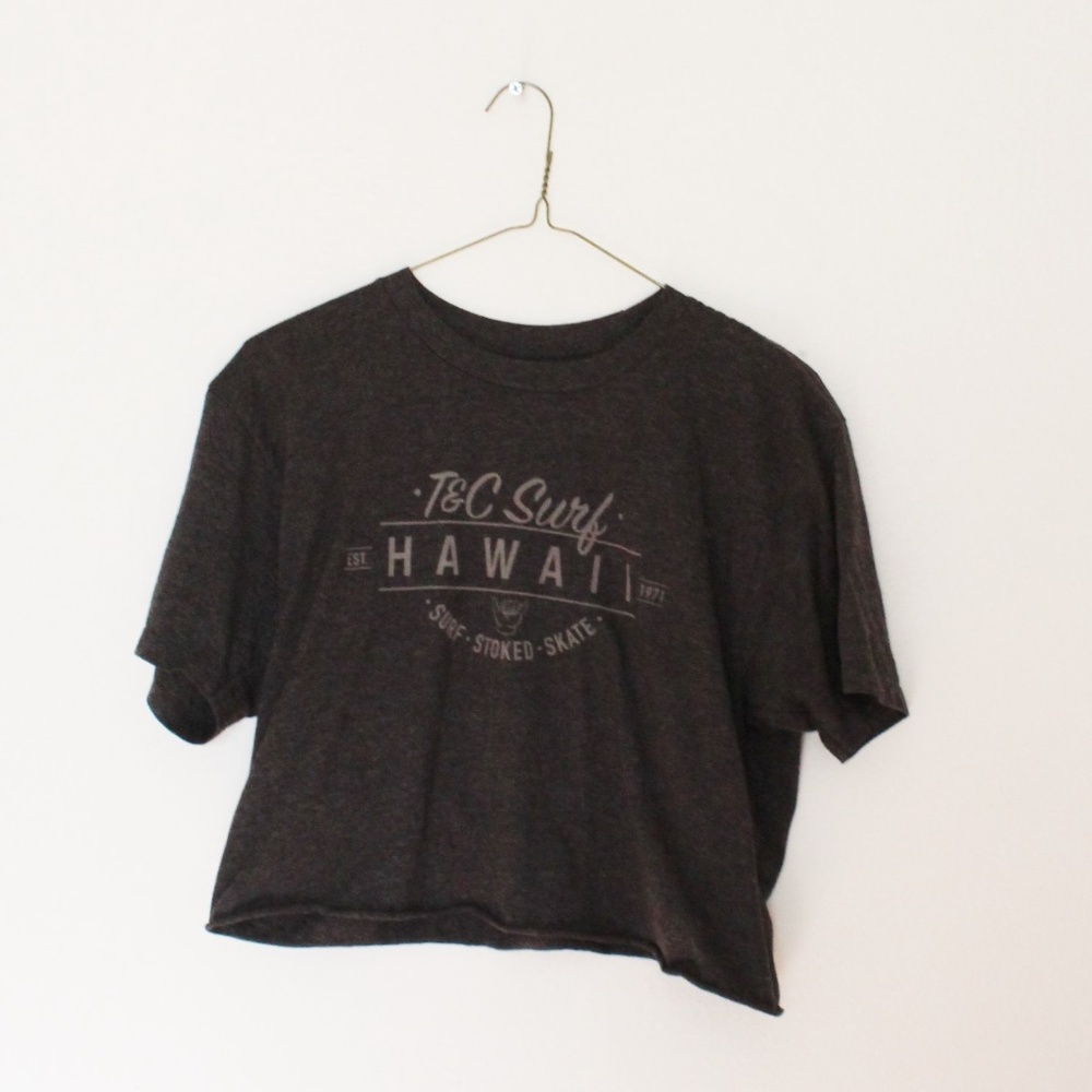 Hawaii Surf Shop Crop Top